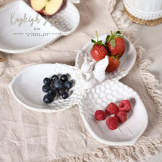 Country Living Serving Plate - Ceramic Squirrel