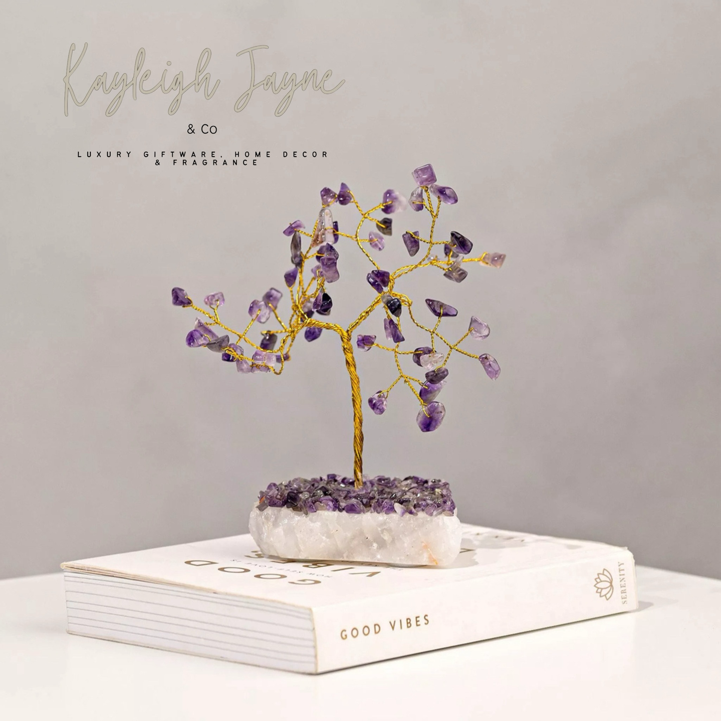 Amethyst Gemstone Tree