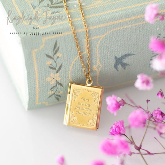 Book Club - Book Locket Necklace