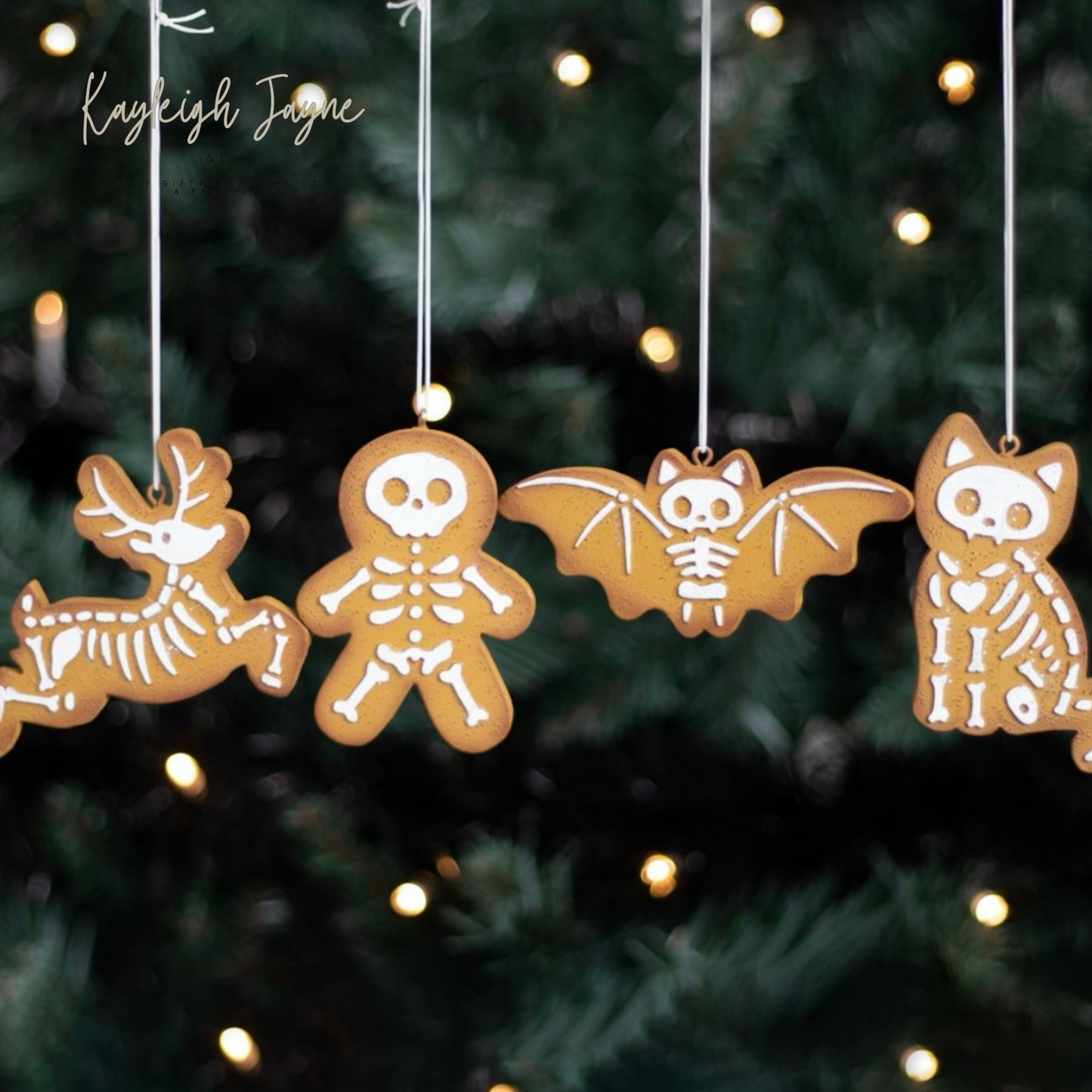 Creepy Skeleton Cookie Decor