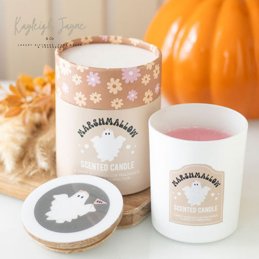 Halloween Marshmallow Candle
