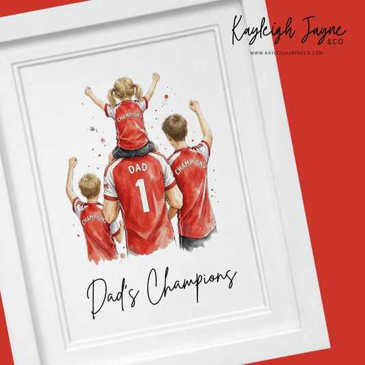 Custom Dads Team Print (please read instructions carefully)