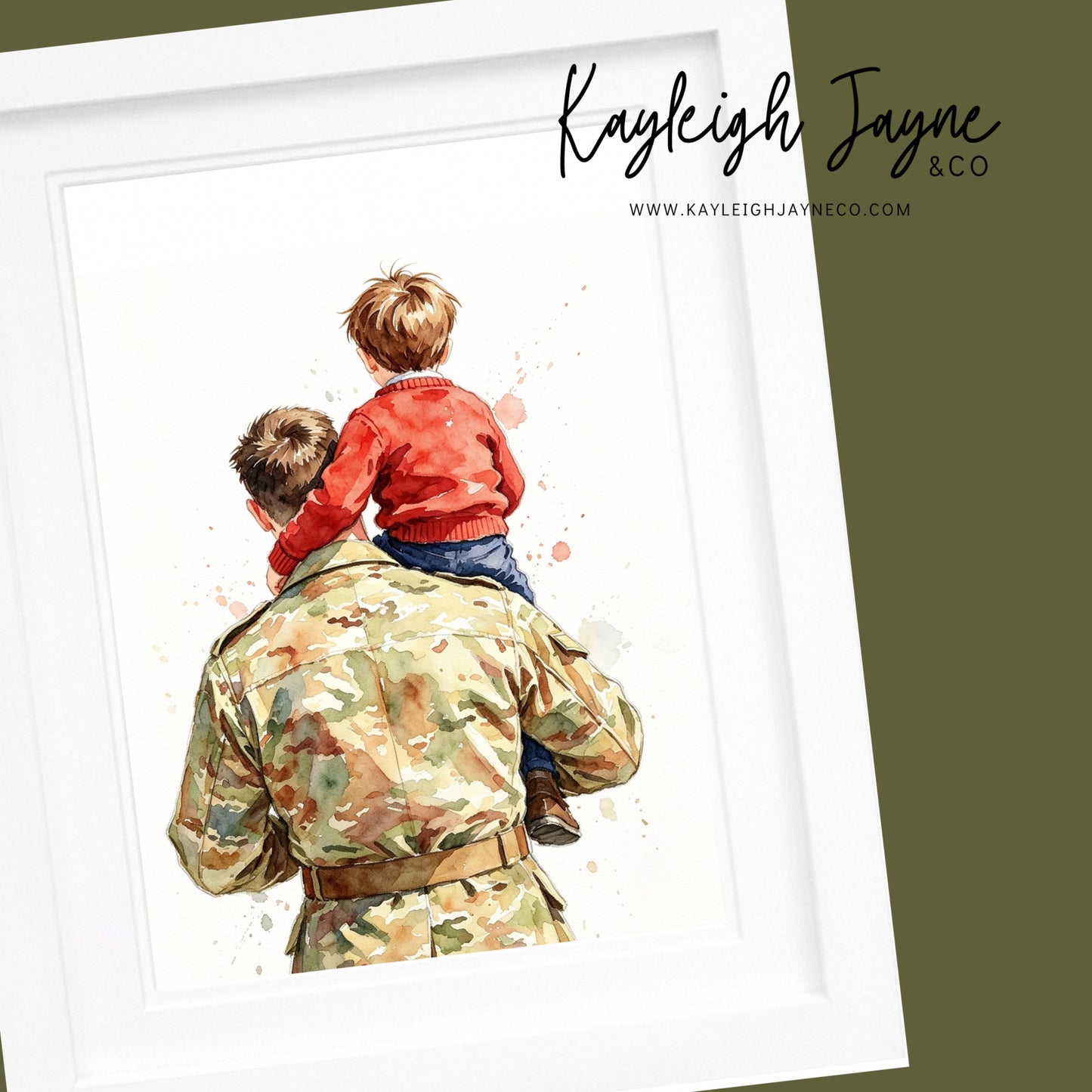 Custom Military Style Print  (please read instructions carefully)