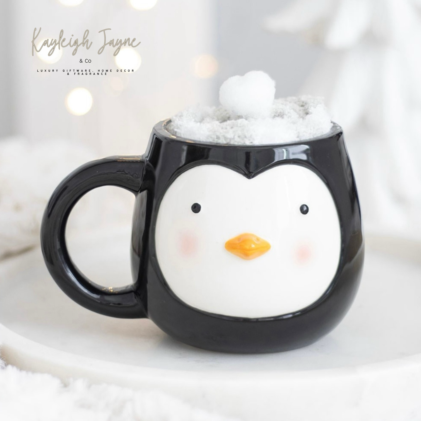 Penguin Mug And Fluffy Socks Set