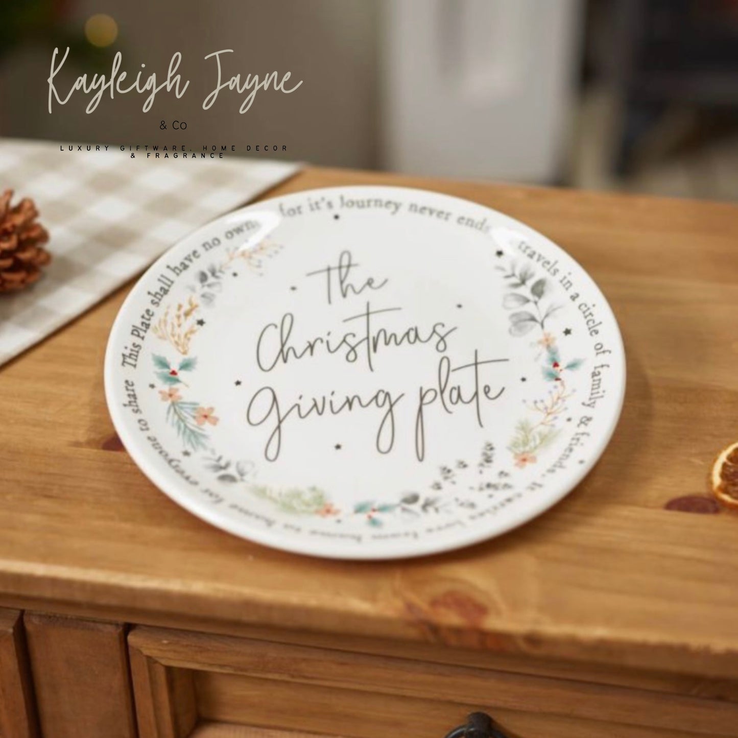 The Christmas Giving Plate