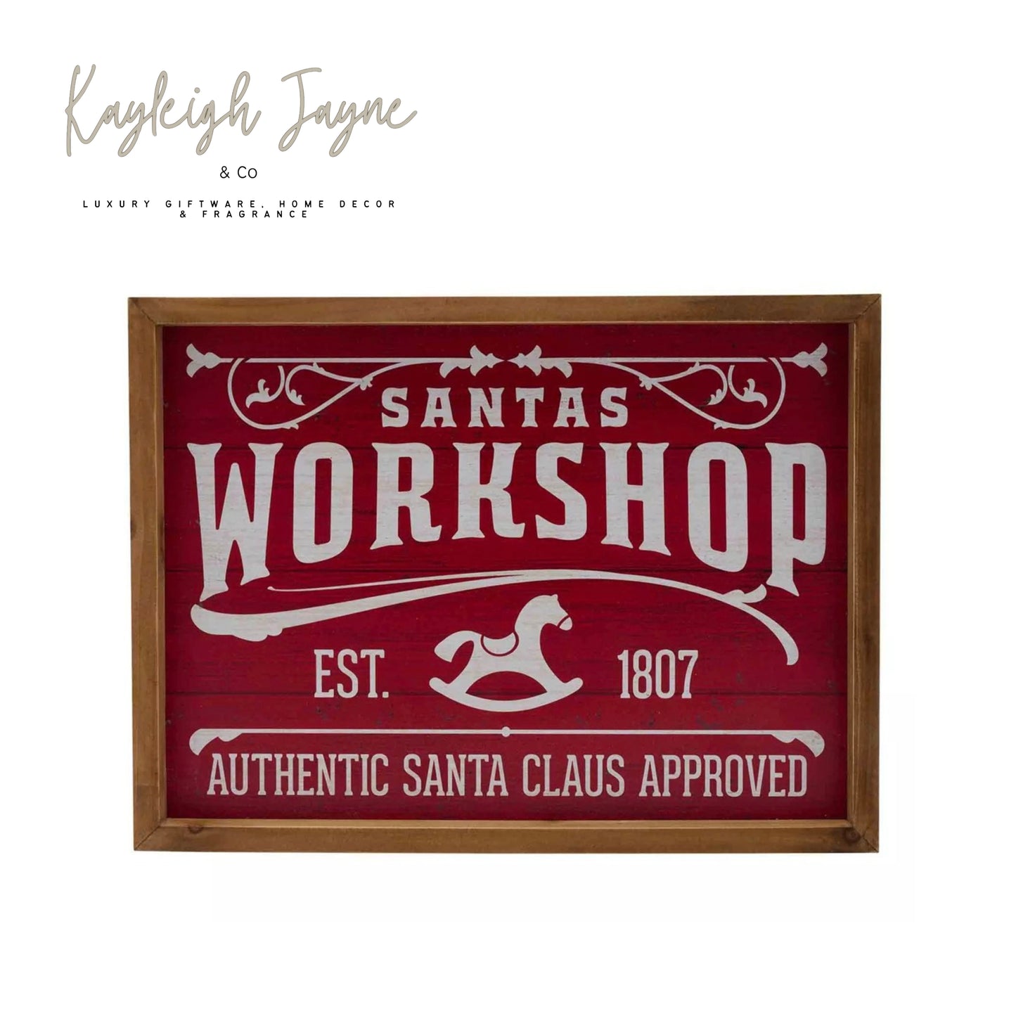 Santas Workshop Sign