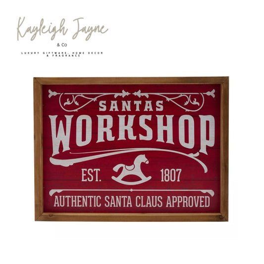 Santas Workshop Sign