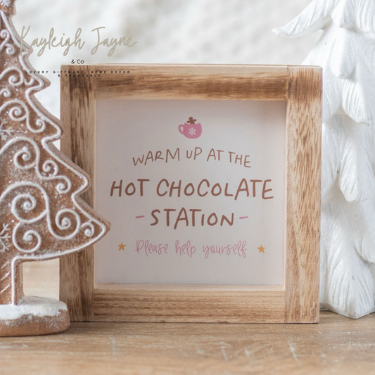 Hot Chocolate Station Sign