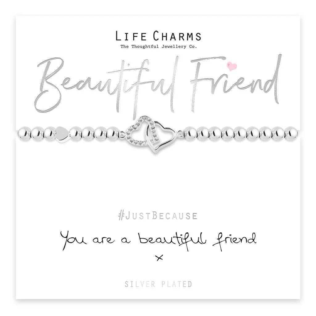 Life Charms - You Are A Beautiful Friend Bracelet