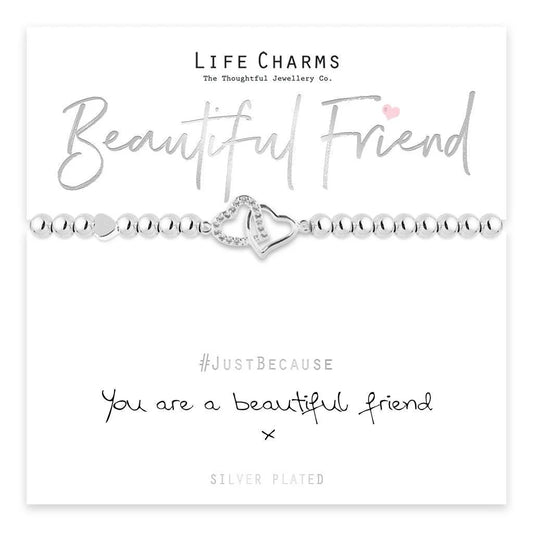 Life Charms - You Are A Beautiful Friend Bracelet