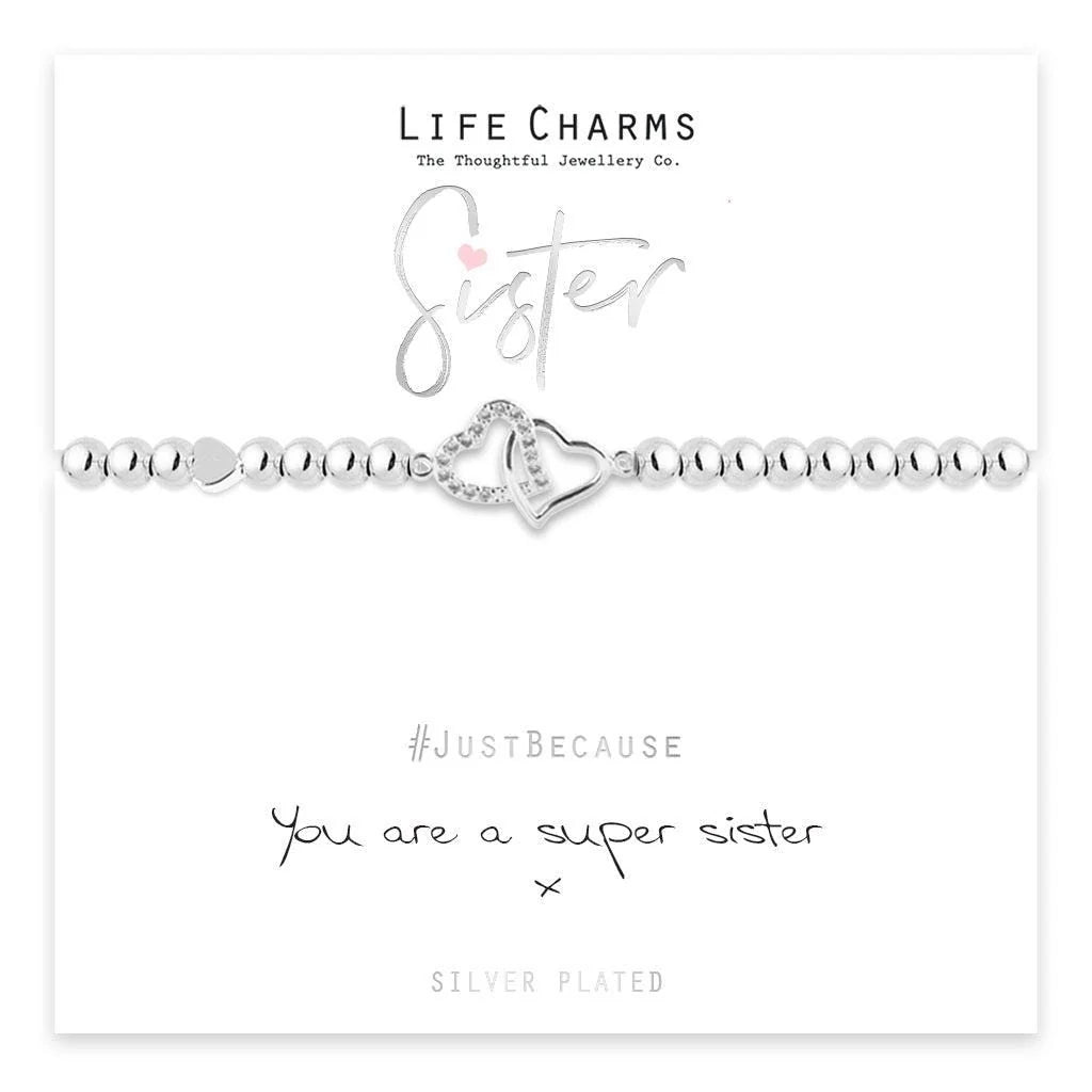 Life Charms -Super Sister Bracelet