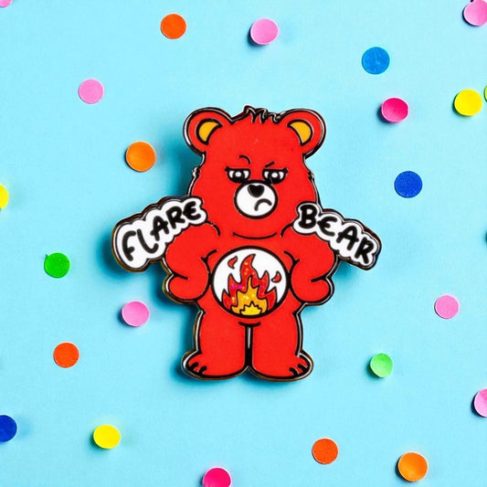 Flare Bare - Awareness Pin Bade - by Innabox