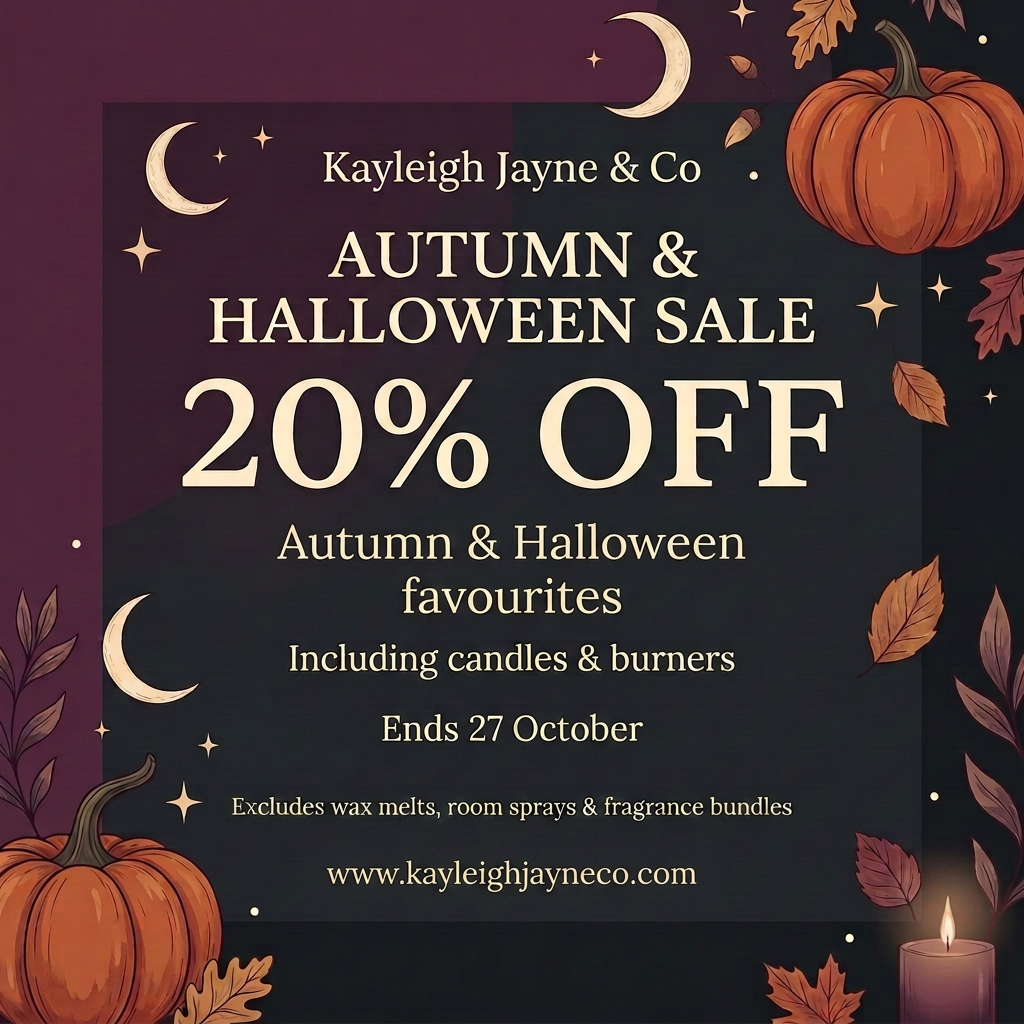 Sale graphic with website beneath the exclusions inside the inner square